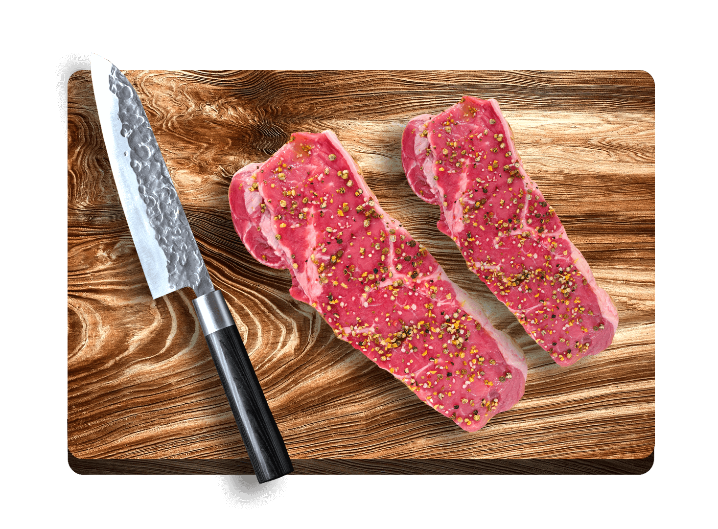 Fleisch auf Brett